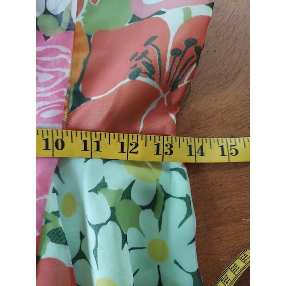 Vintage California Calliope Floral Dress-XS / S - Picture 9 of 10